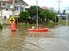 The journey home through the flood waters of Sukhothai